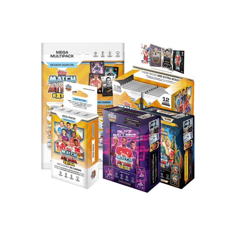 Topps Match Attax Extra Fociskártyák