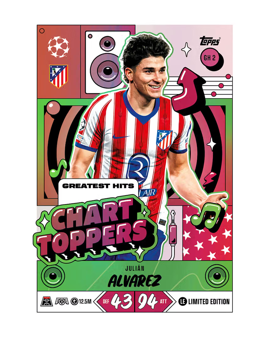 Topps Match Attax UCC 2026/27 - Mega Tin 1 Fémdoboz (Chart Toppers)