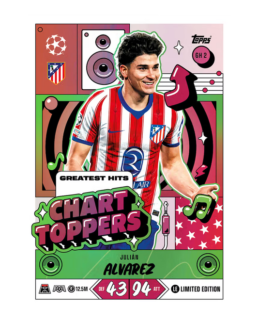 Topps Match Attax UCC 2026/27 - Mega Tin 1 Fémdoboz (Chart Toppers)