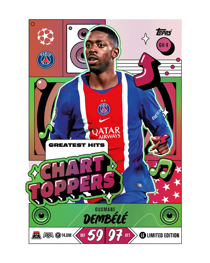 Topps Match Attax UCC 2026/27 - Mega Tin 1 Fémdoboz (Chart Toppers)