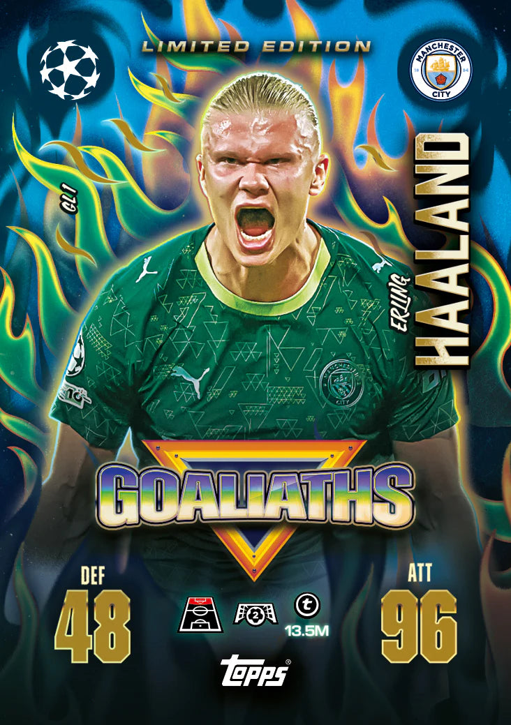 Topps Match Attax Extra 2026 - Mega Tin GOLIATHS Fémdoboz