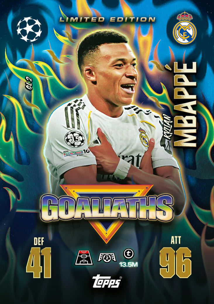 Topps Match Attax Extra 2026 - Mega Tin GOLIATHS Fémdoboz