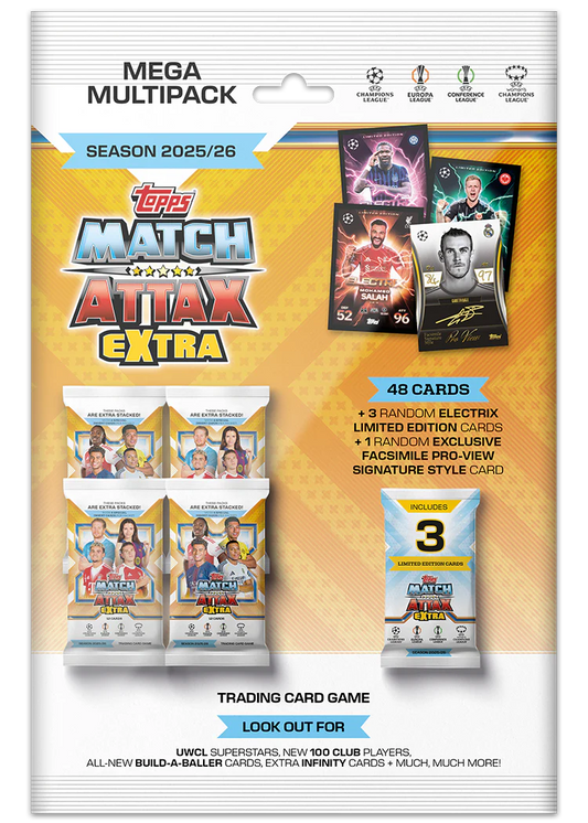 Topps Match Attax Extra 2026 - Mega Multipack