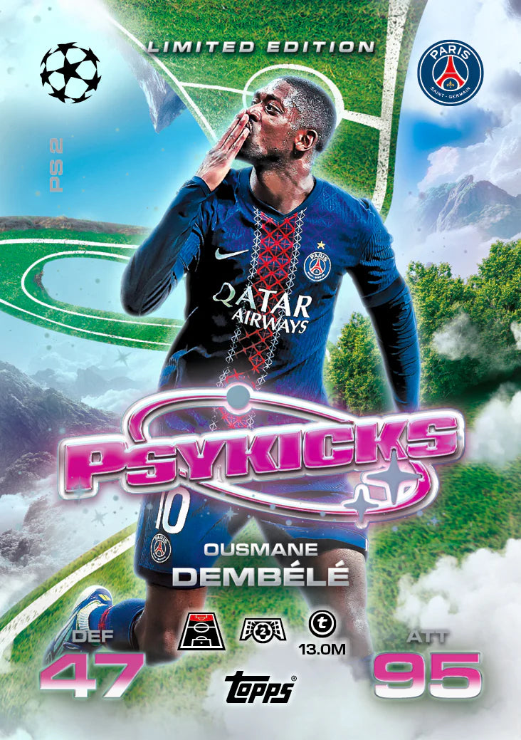 Topps Match Attax Extra 2026 - Mega Tin PSYKICKS Fémdoboz