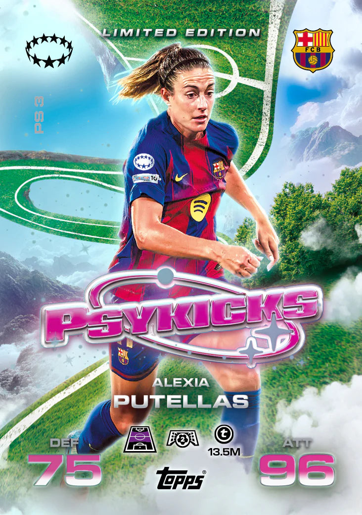 Topps Match Attax Extra 2026 - Mega Tin PSYKICKS Fémdoboz